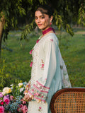 Mahnur | Dahlia Luxury Lawn 25 | Ana L Off White Lawn