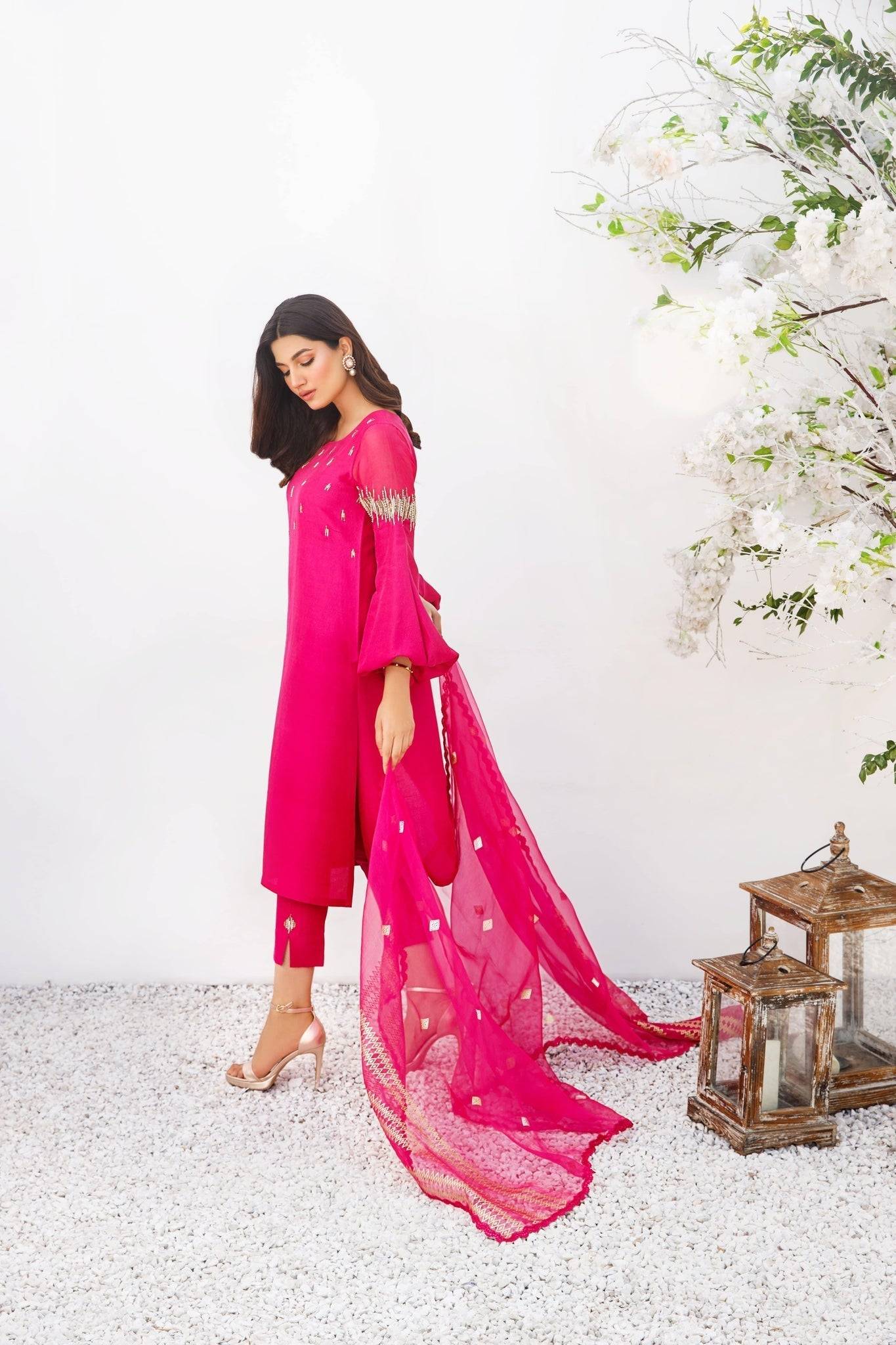 Anam Akhlaq | Festive Collection | D-16 - Pakistani Designer Dress - by Anam Akhlaq | Type: Formal - 100% Original at Saira Sultan