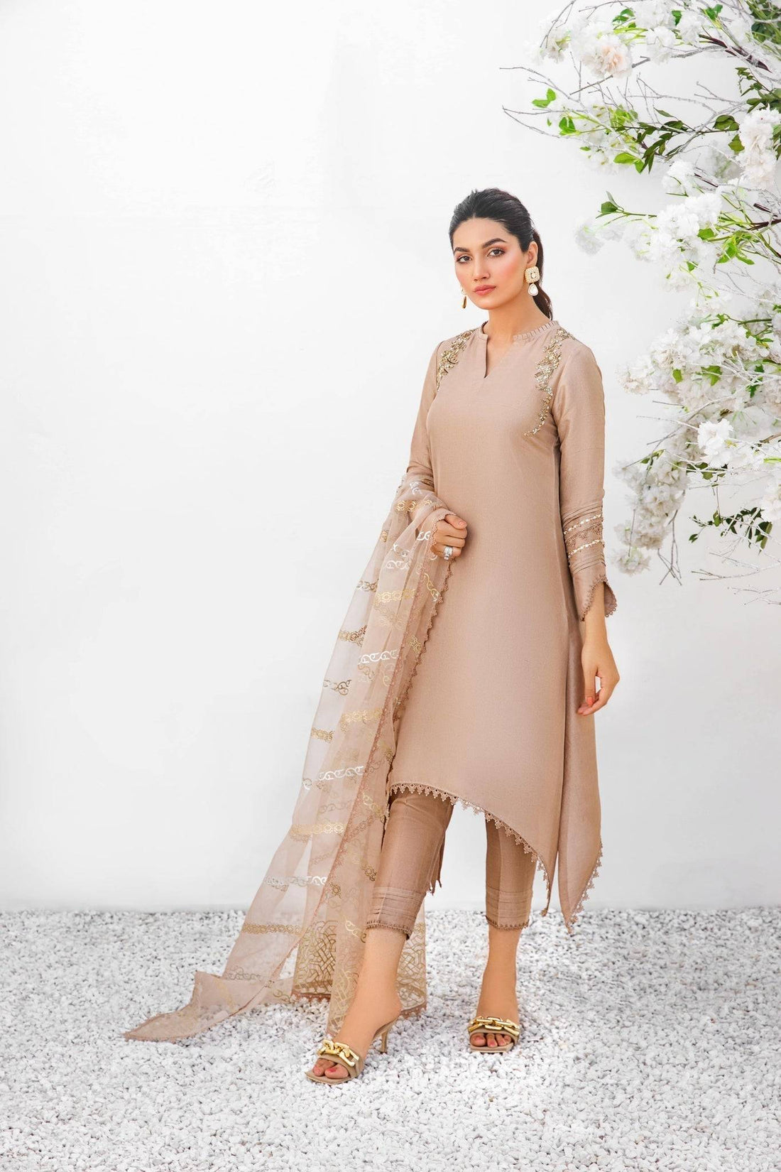 Anam Akhlaq | Festive Collection | D-18 - Pakistani Designer Dress - by Anam Akhlaq | Type: Formal - 100% Original at Saira Sultan