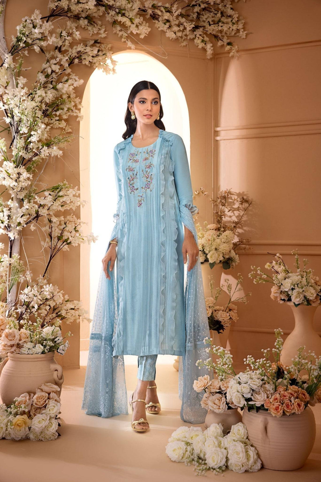 Anam Akhlaq | Festive Collection | D-32 - Pakistani Designer Dress - by Anam Akhlaq | Type: Formal - 100% Original at Saira Sultan