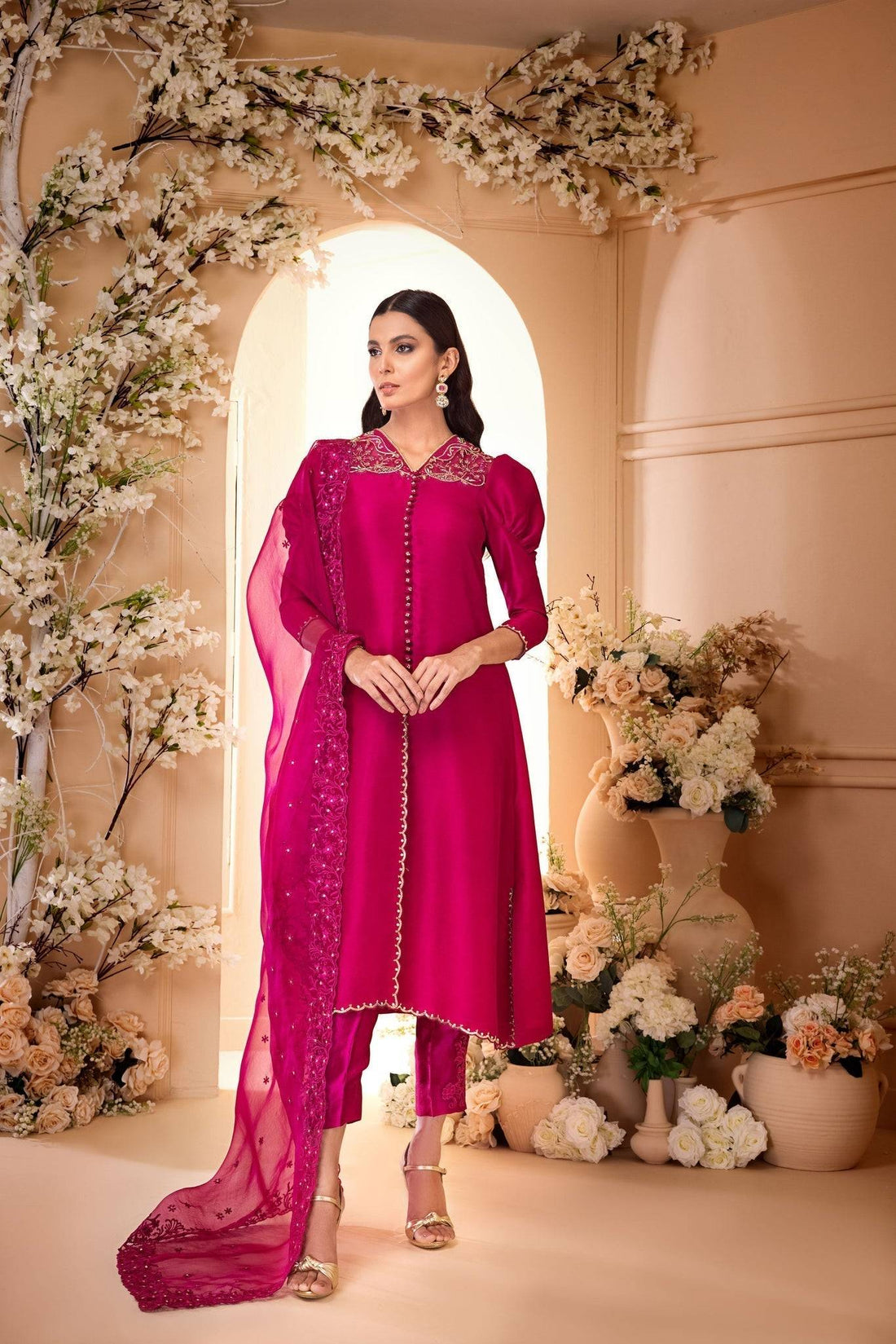 Anam Akhlaq | Festive Collection | D-31 - Pakistani Designer Dress - by Anam Akhlaq | Type: Formal - 100% Original at Saira Sultan