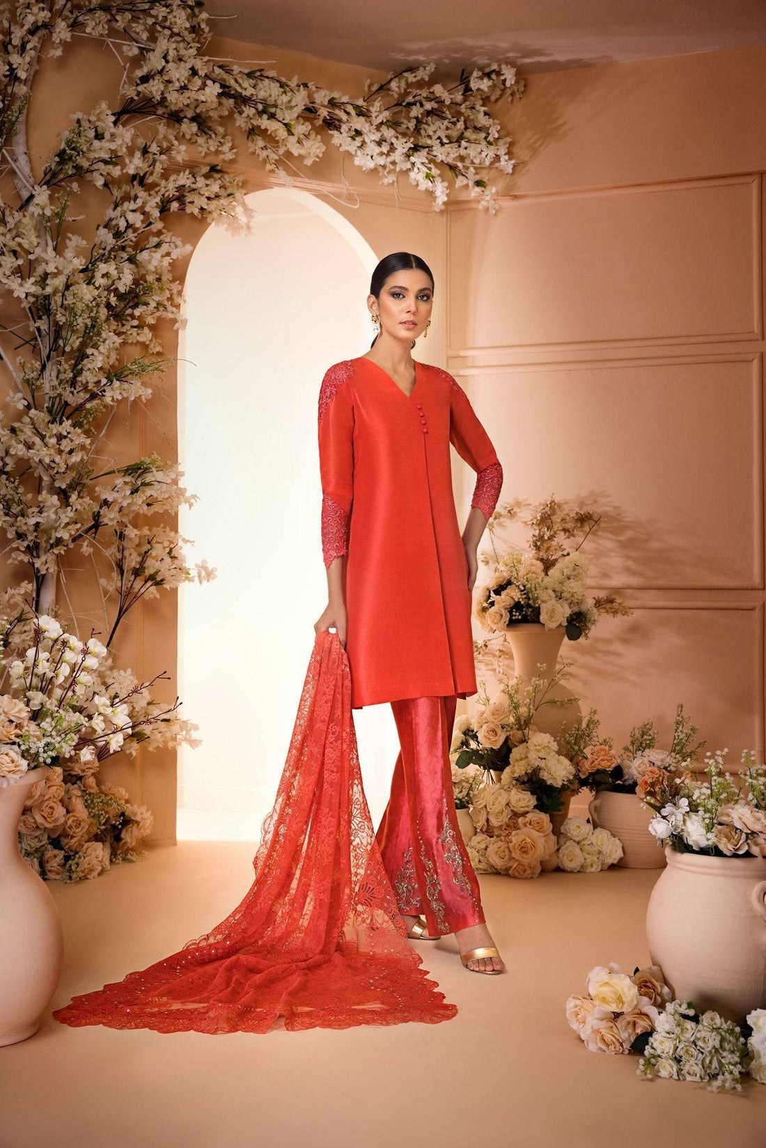 Anam Akhlaq | Festive Collection | D-33 - Pakistani Designer Dress - by Anam Akhlaq | Type: Formal - 100% Original at Saira Sultan
