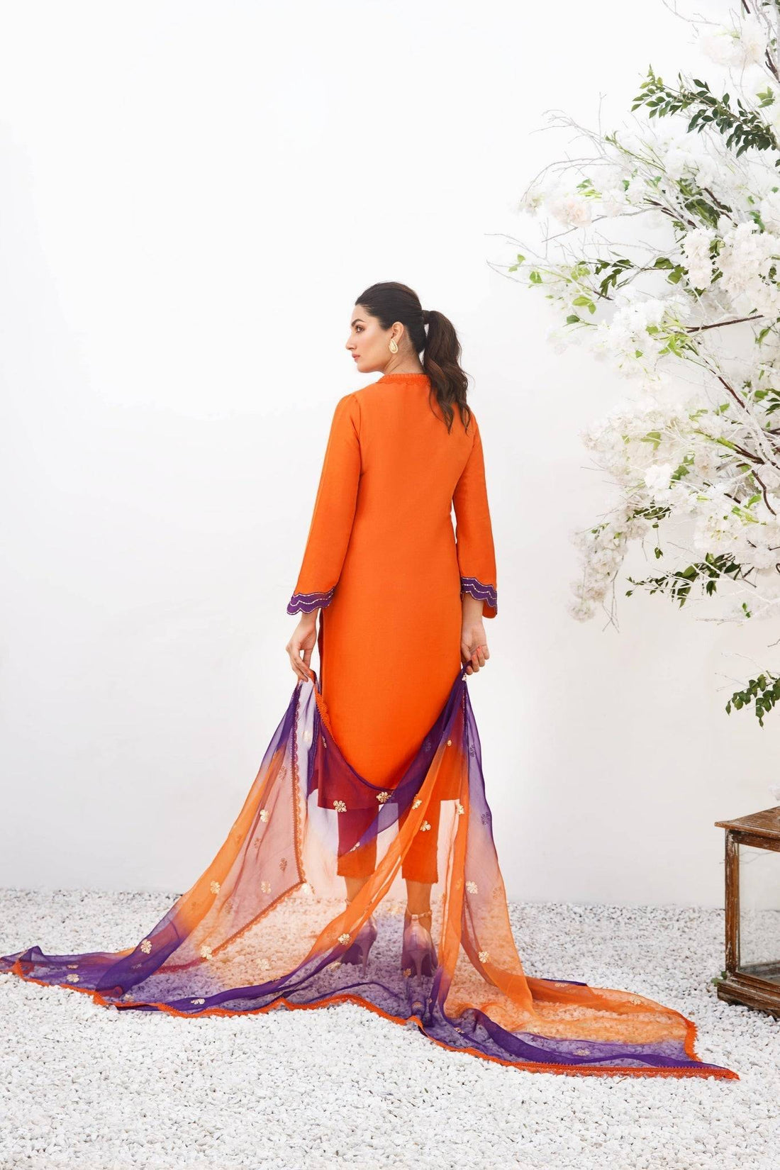 Anam Akhlaq | Festive Collection | D-19 - Pakistani Designer Dress - by Anam Akhlaq | Type: Formal - 100% Original at Saira Sultan