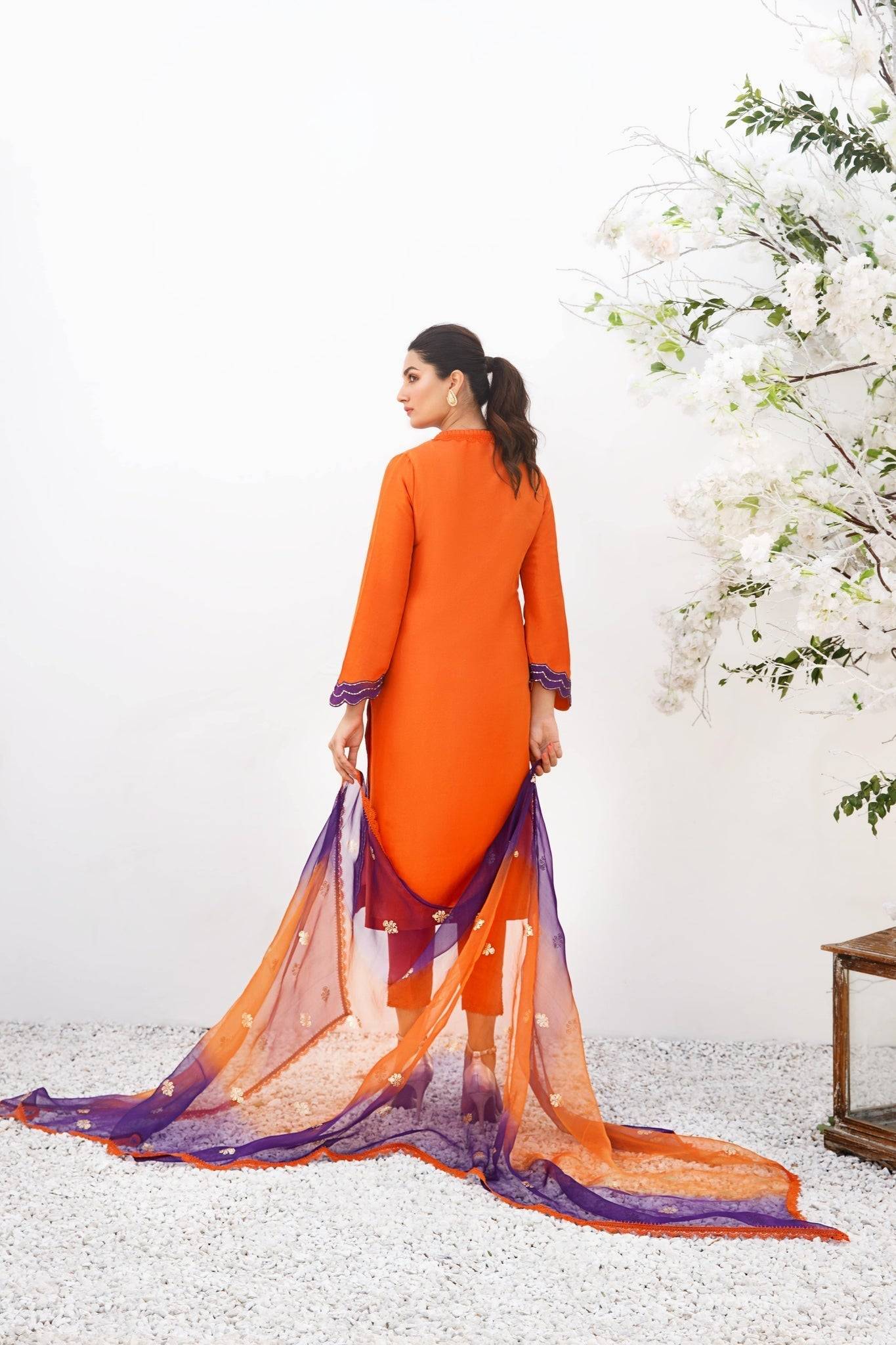 Anam Akhlaq | Festive Collection | D-19 - Pakistani Designer Dress - by Anam Akhlaq | Type: Formal - 100% Original at Saira Sultan