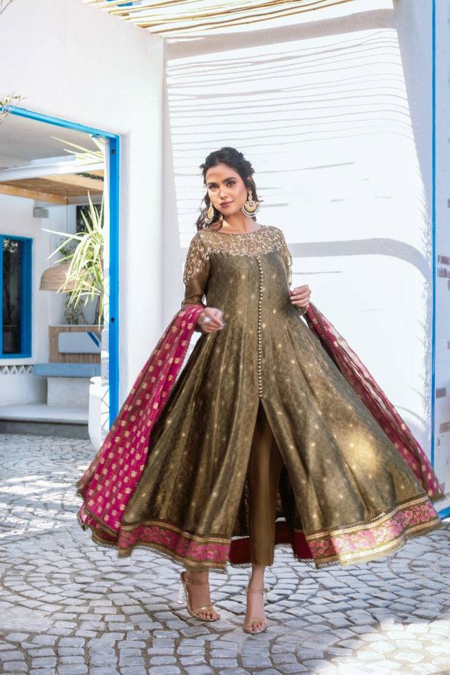 Anam Akhlaq | Festive Collection | D-11 - Pakistani Designer Dress - by Anam Akhlaq | Type: Formal - 100% Original at Saira Sultan