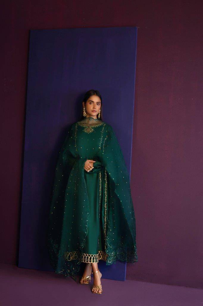 Anam Akhlaq | Festive Collection | D-44 - Pakistani Designer Dress - by Anam Akhlaq | Type: Formal - 100% Original at Saira Sultan
