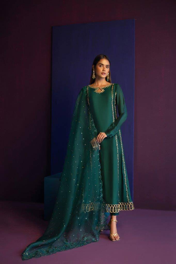 Anam Akhlaq | Festive Collection | D-44 - Pakistani Designer Dress - by Anam Akhlaq | Type: Formal - 100% Original at Saira Sultan