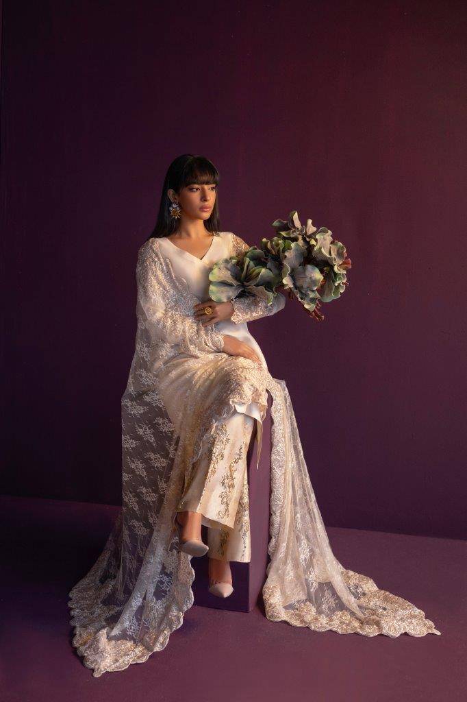 Anam Akhlaq | Festive Collection | D-47 - Pakistani Designer Dress - by Anam Akhlaq | Type: Formal - 100% Original at Saira Sultan