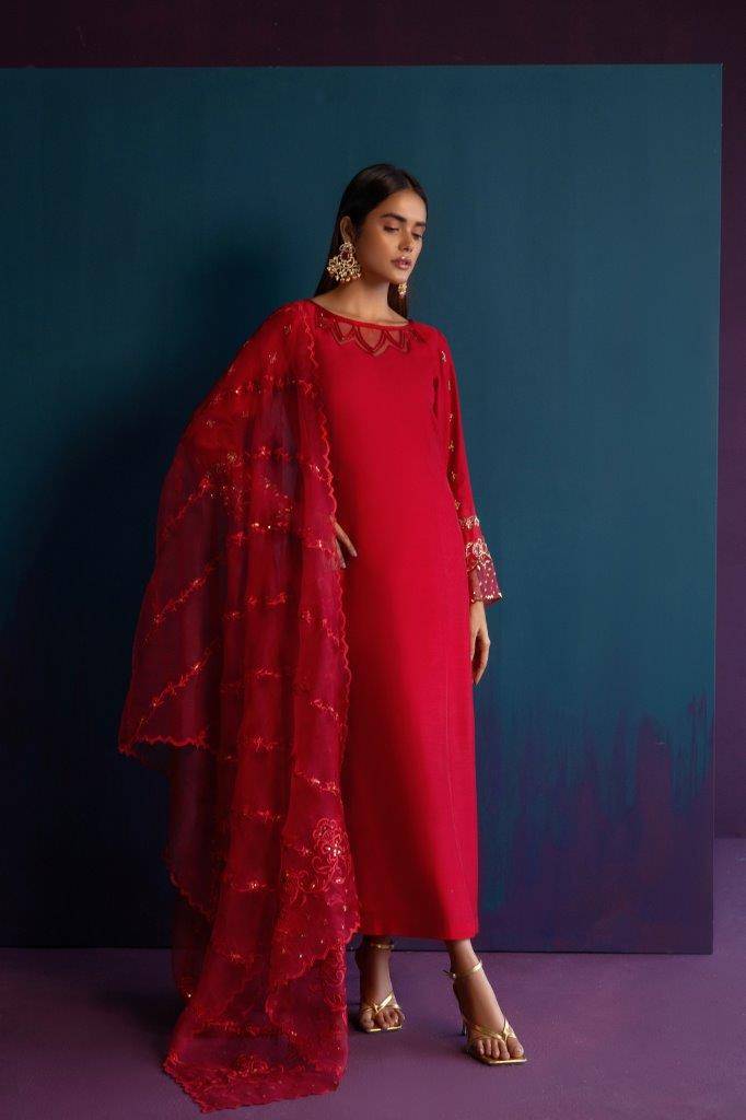 Anam Akhlaq | Festive Collection | D-46 - Pakistani Designer Dress - by Anam Akhlaq | Type: Formal - 100% Original at Saira Sultan