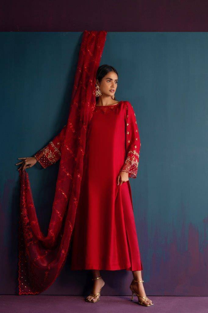 Anam Akhlaq | Festive Collection | D-46 - Pakistani Designer Dress - by Anam Akhlaq | Type: Formal - 100% Original at Saira Sultan