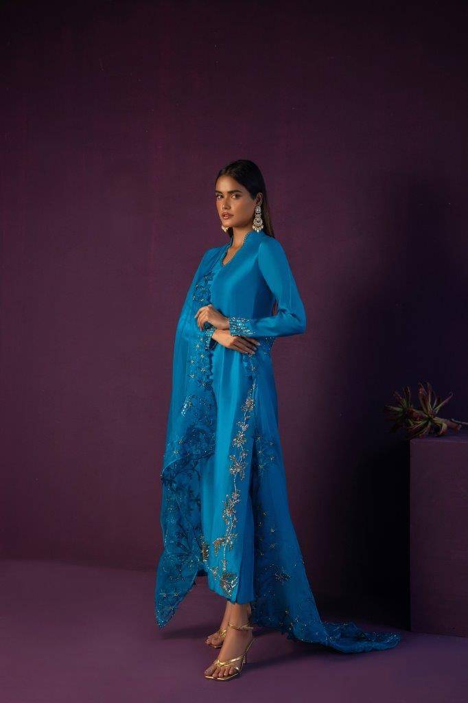 Anam Akhlaq | Festive Collection | D-45 - Pakistani Designer Dress - by Anam Akhlaq | Type: Formal - 100% Original at Saira Sultan