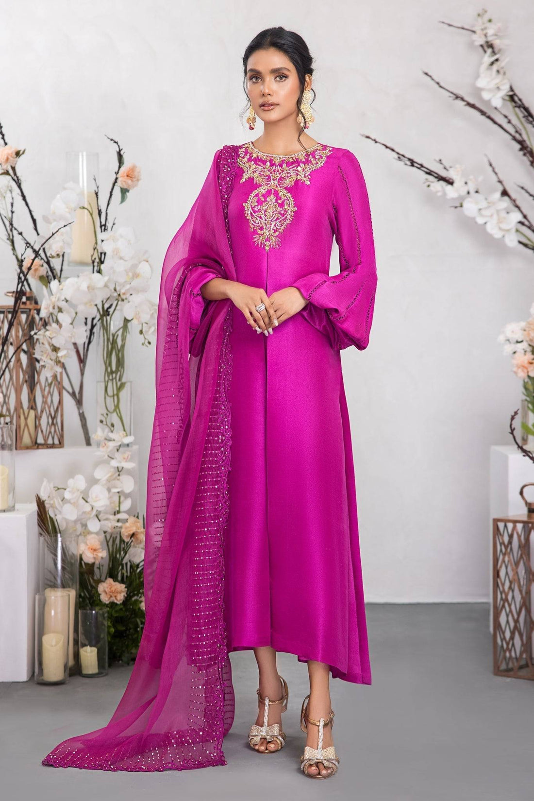 Anam Akhlaq | Festive Collection | D-27 - Pakistani Designer Dress - by Anam Akhlaq | Type: Formal - 100% Original at Saira Sultan