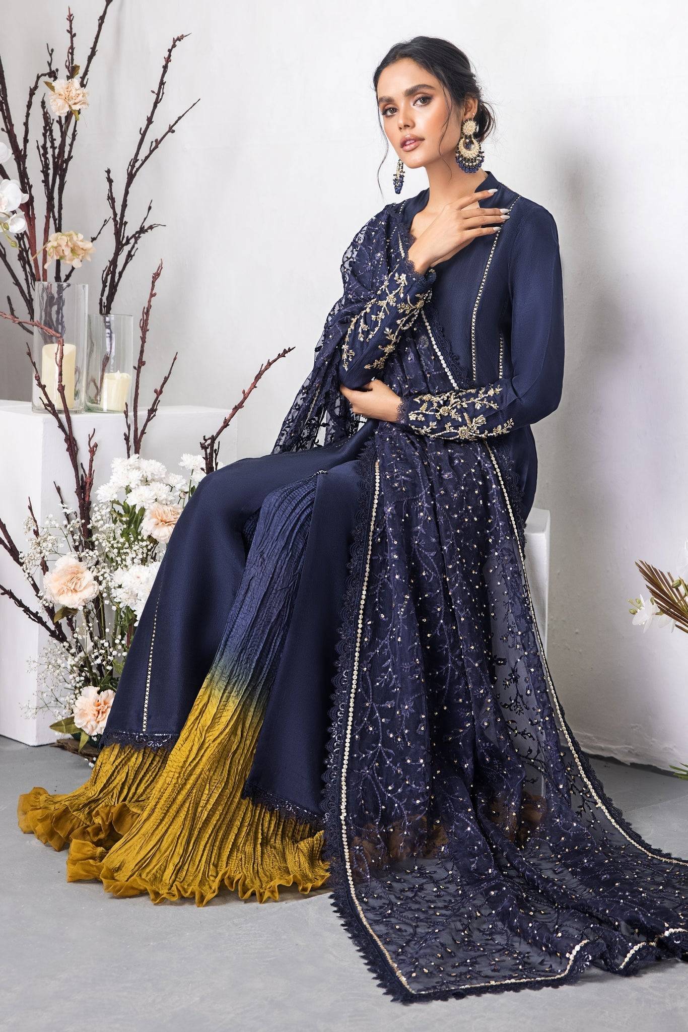 Anam Akhlaq | Festive Collection | D-29 - Pakistani Designer Dress - by Anam Akhlaq | Type: Formal - 100% Original at Saira Sultan
