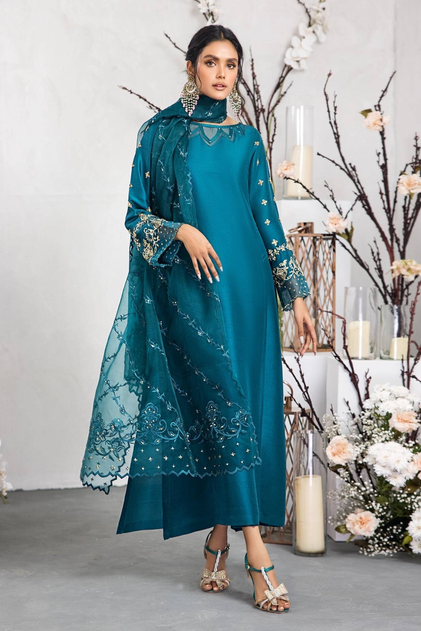 Anam Akhlaq | Festive Collection | D-25 - Pakistani Designer Dress - by Anam Akhlaq | Type: Formal - 100% Original at Saira Sultan