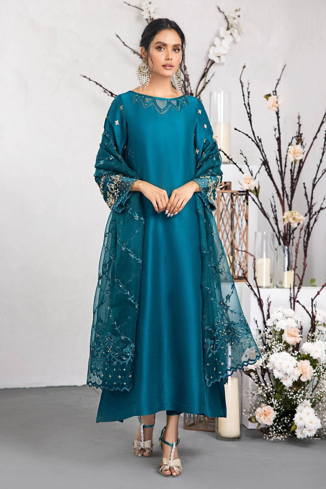 Anam Akhlaq | Festive Collection | D-25 - Pakistani Designer Dress - by Anam Akhlaq | Type: Formal - 100% Original at Saira Sultan