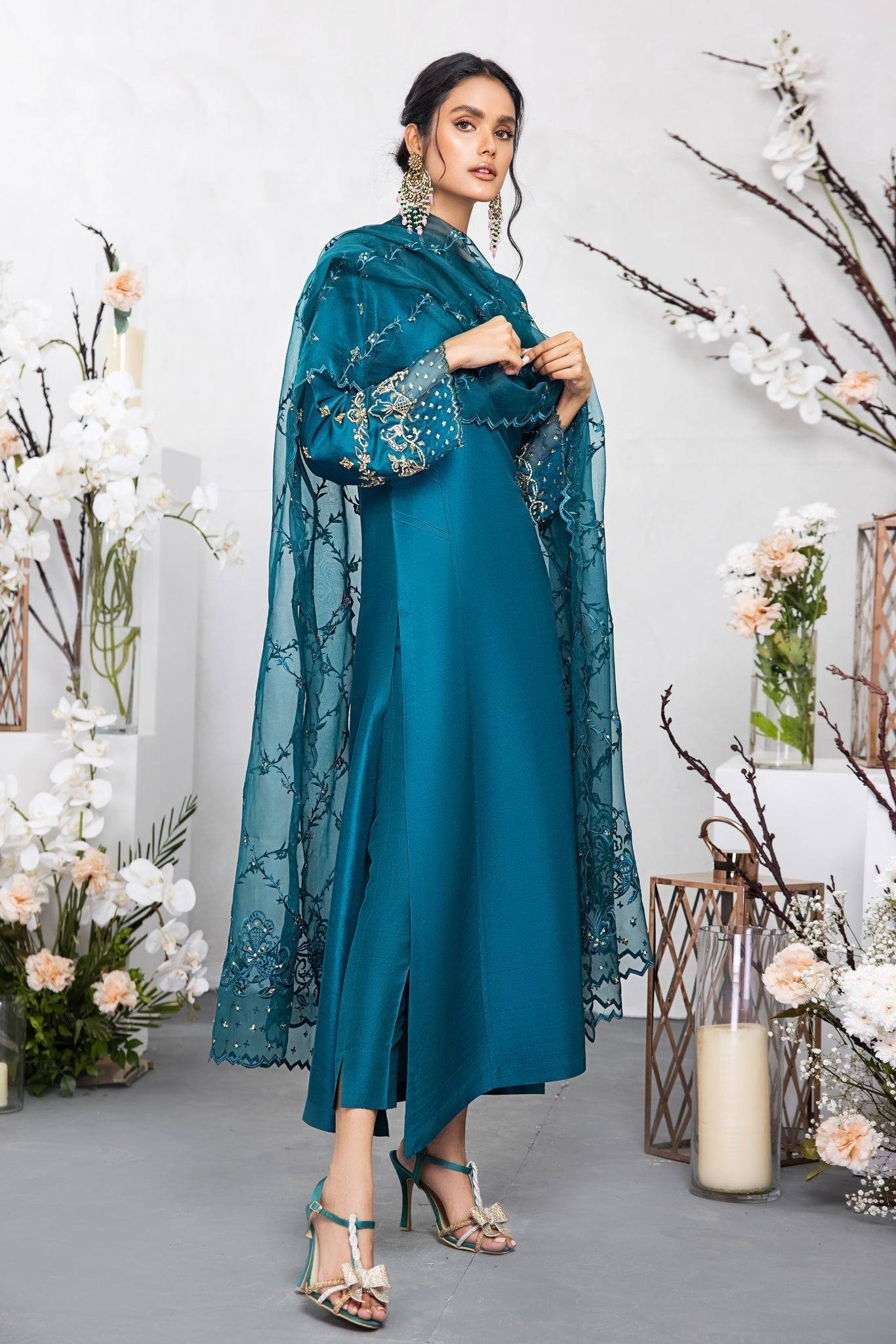 Anam Akhlaq | Festive Collection | D-25 - Pakistani Designer Dress - by Anam Akhlaq | Type: Formal - 100% Original at Saira Sultan