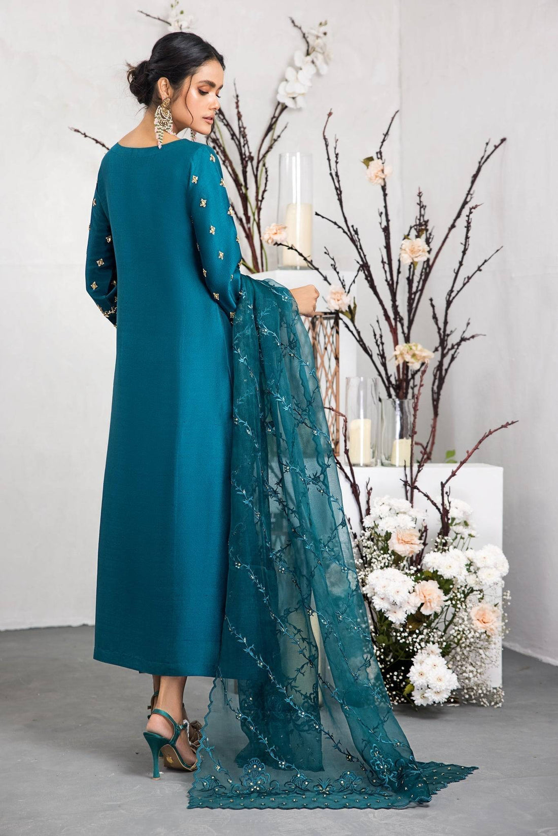Anam Akhlaq | Festive Collection | D-25 - Pakistani Designer Dress - by Anam Akhlaq | Type: Formal - 100% Original at Saira Sultan