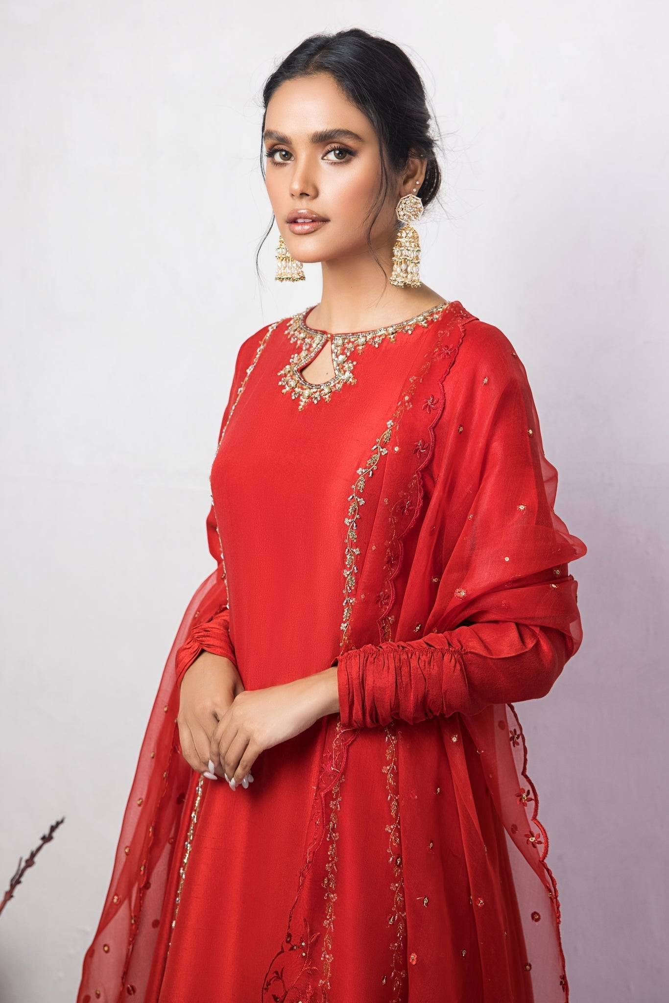 Anam Akhlaq | Festive Collection | D-26 - Pakistani Designer Dress - by Anam Akhlaq | Type: Formal - 100% Original at Saira Sultan