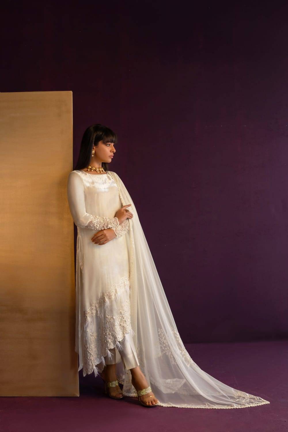 Anam Akhlaq | Festive Collection | D-42 - Pakistani Designer Dress - by Anam Akhlaq | Type: Formal - 100% Original at Saira Sultan