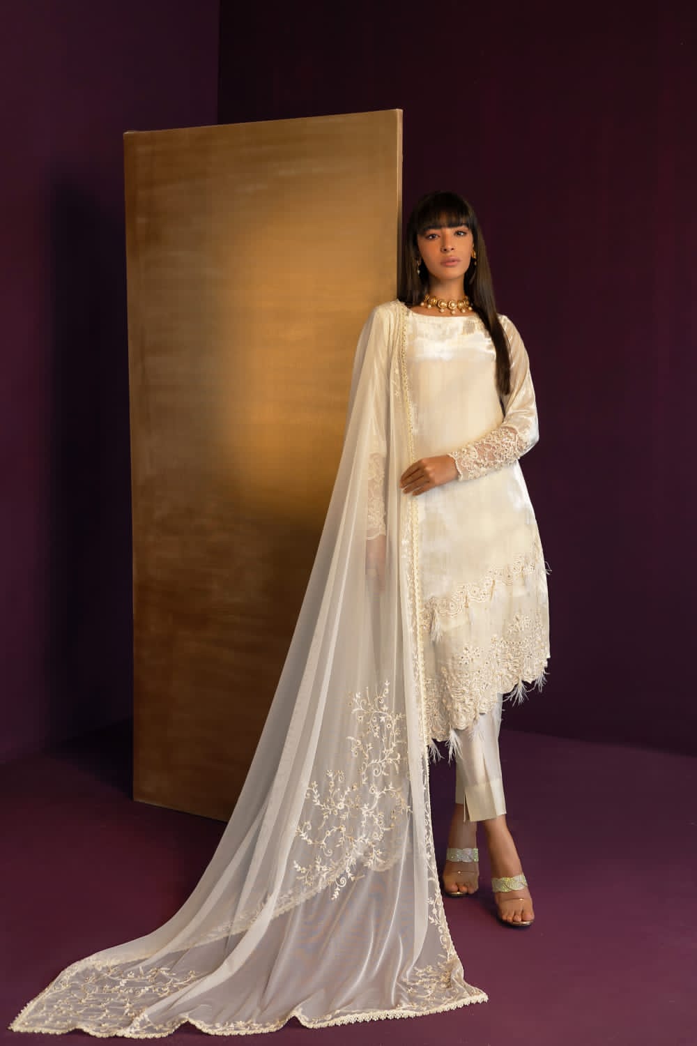 Anam Akhlaq | Festive Collection | D-42 - Pakistani Designer Dress - by Anam Akhlaq | Type: Formal - 100% Original at Saira Sultan