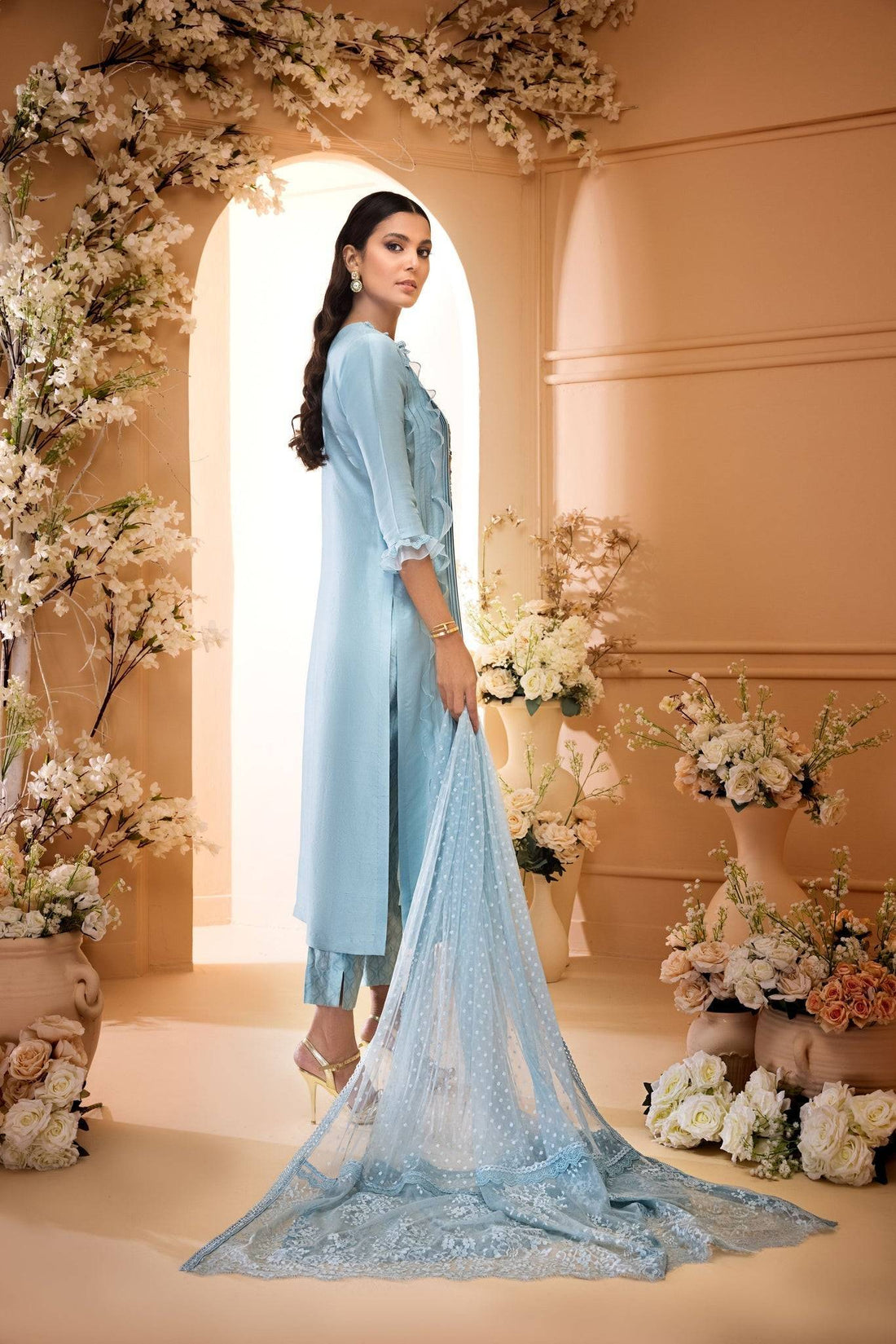 Anam Akhlaq | Festive Collection | D-32 - Pakistani Designer Dress - by Anam Akhlaq | Type: Formal - 100% Original at Saira Sultan