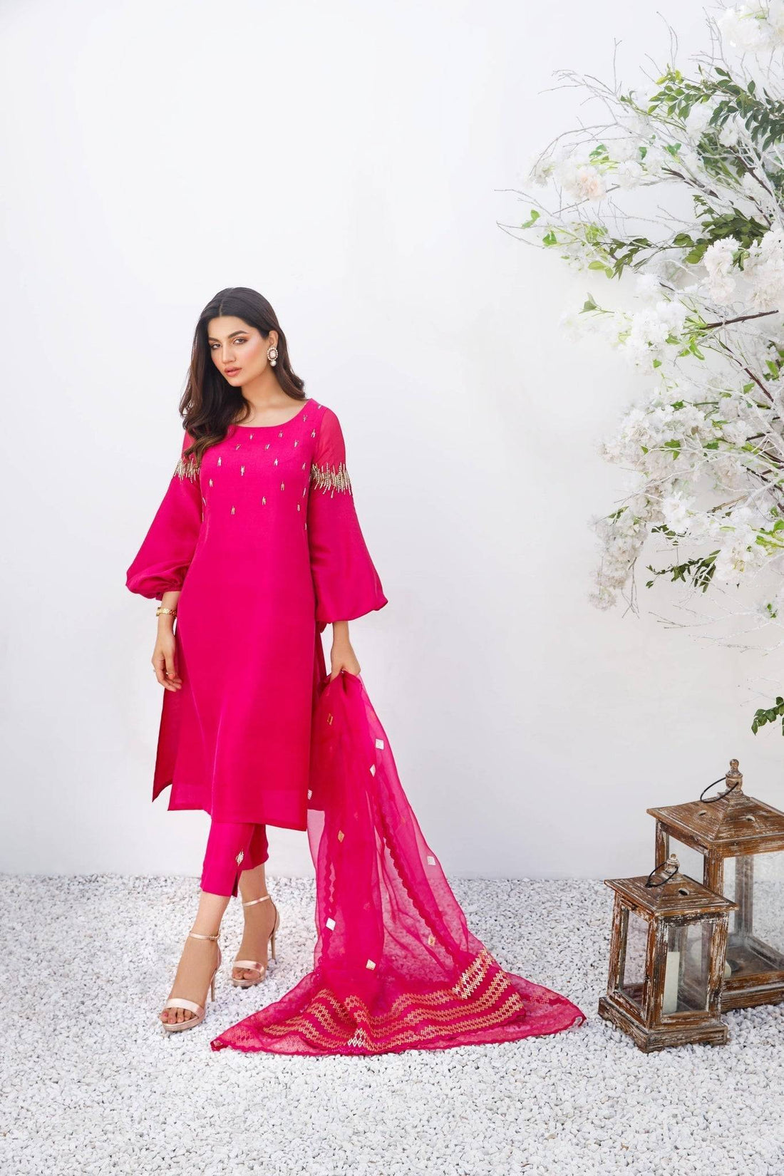 Anam Akhlaq | Festive Collection | D-16 - Pakistani Designer Dress - by Anam Akhlaq | Type: Formal - 100% Original at Saira Sultan