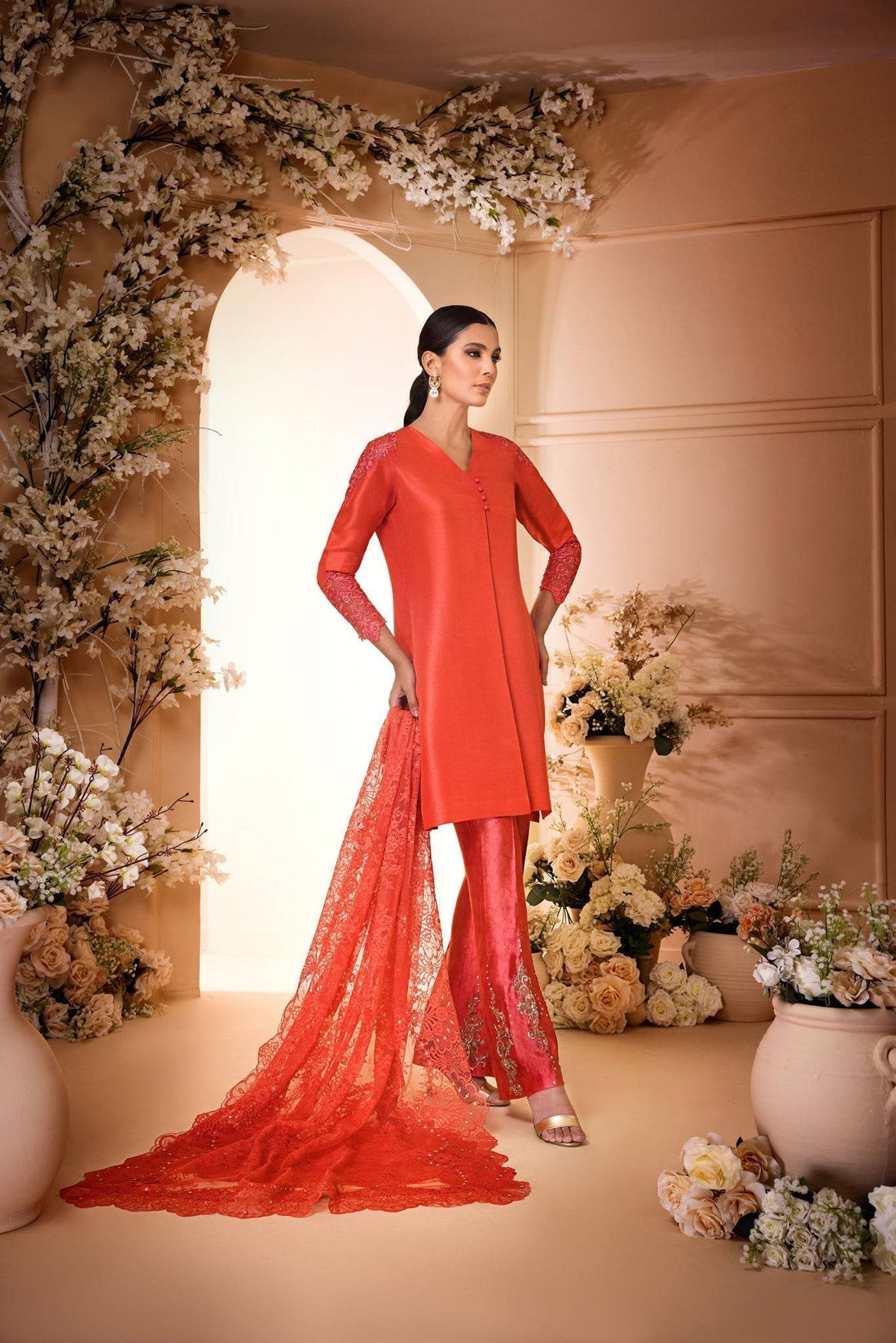 Anam Akhlaq | Festive Collection | D-33 - Pakistani Designer Dress - by Anam Akhlaq | Type: Formal - 100% Original at Saira Sultan