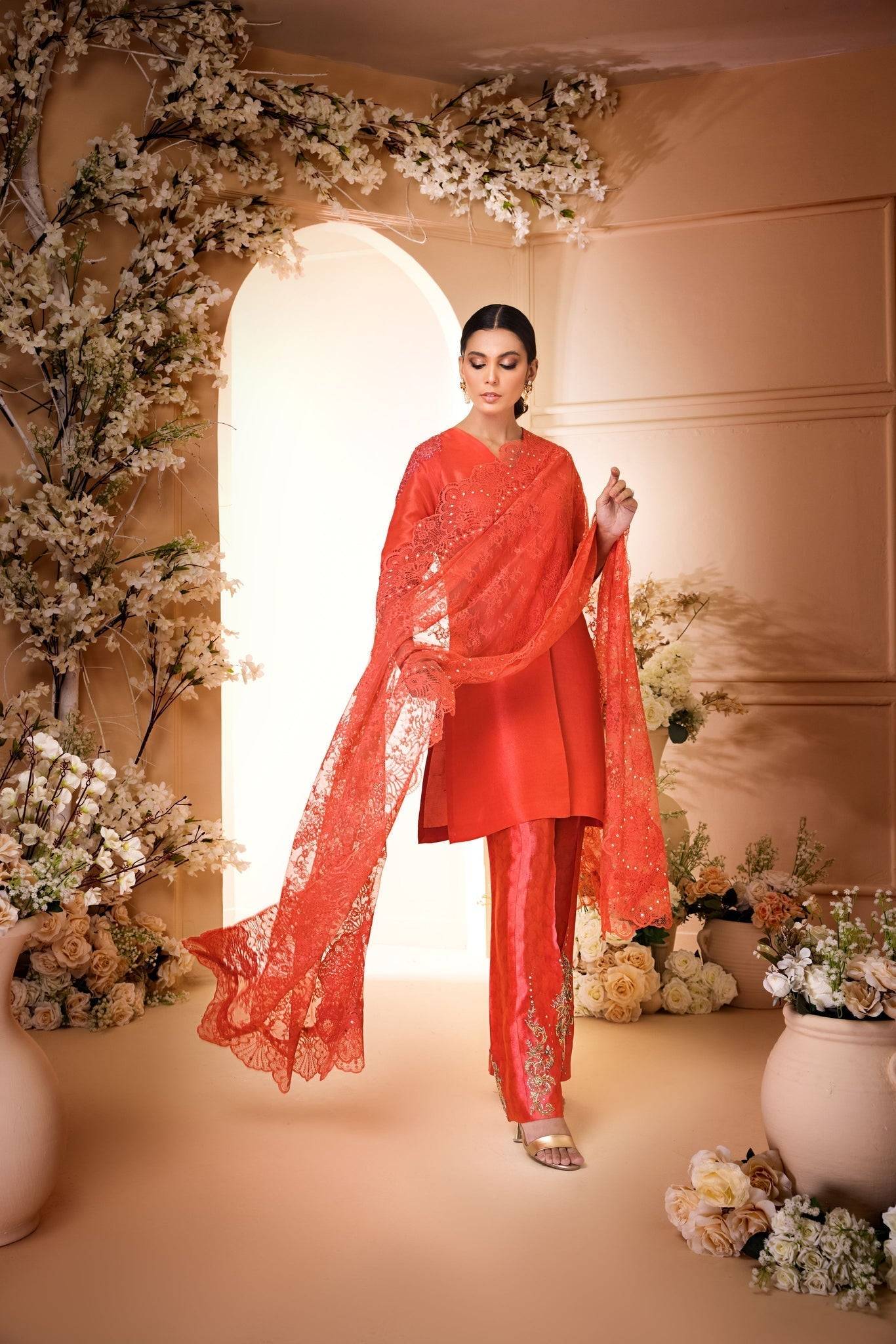 Anam Akhlaq | Festive Collection | D-33 - Pakistani Designer Dress - by Anam Akhlaq | Type: Formal - 100% Original at Saira Sultan