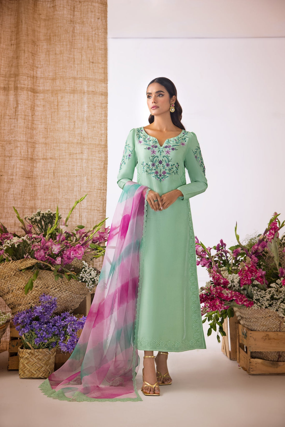 Anam Akhlaq | Festive Collection | D-37 - Pakistani Designer Dress - by Anam Akhlaq | Type: Formal - 100% Original at Saira Sultan