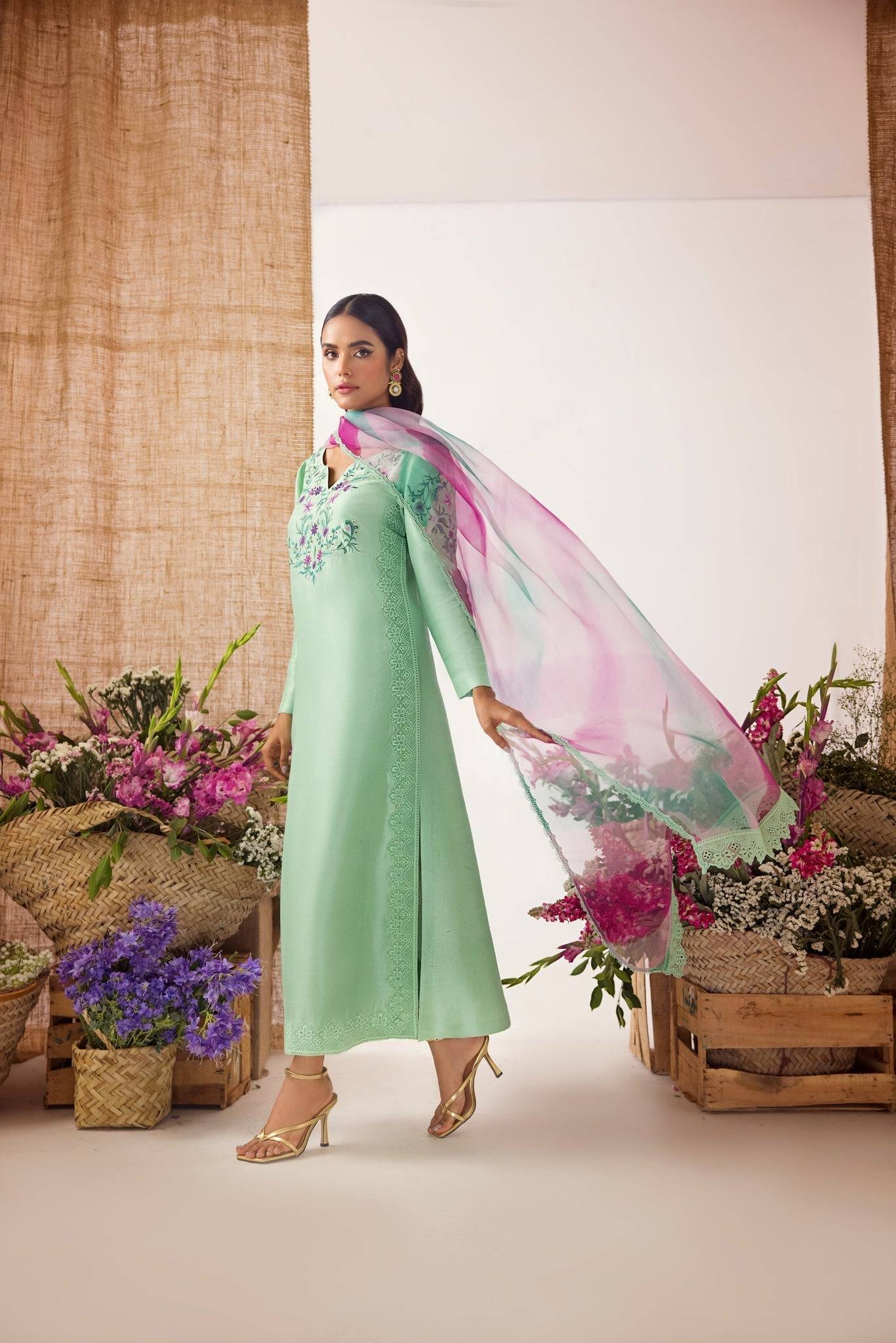 Anam Akhlaq | Festive Collection | D-37 - Pakistani Designer Dress - by Anam Akhlaq | Type: Formal - 100% Original at Saira Sultan