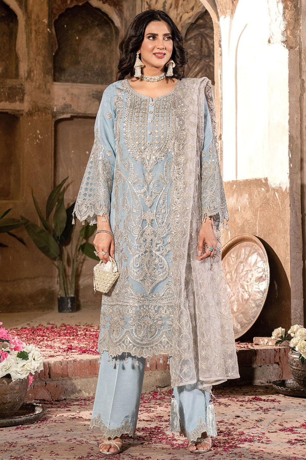 Imrozia Premium | Tehwar Premium | IP-147 ANCHAL - Pakistani Designer Dress - by Imrozia Premium - Type : Ladies Clothes - 100% Original at Saira Sultan