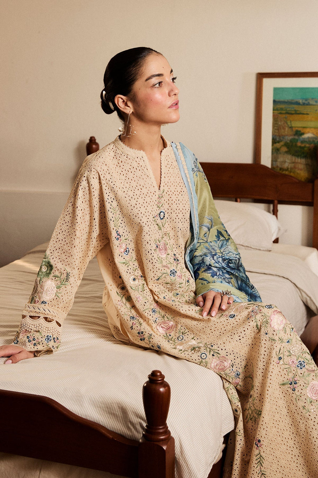 Zara Shahjahan | Satori 25 | Asa-5A XS Beige Lawn