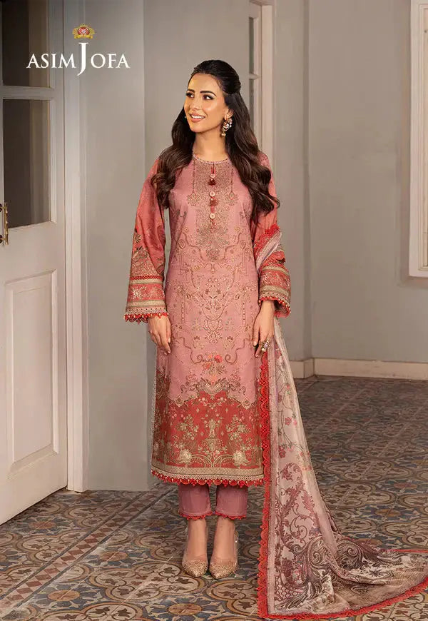 Asim Jofa | Aira Summer Prints | AJAR 08 - Pakistani Designer Dress - by Asim Jofa | Type: Luxury - 100% Original at Saira Sultan