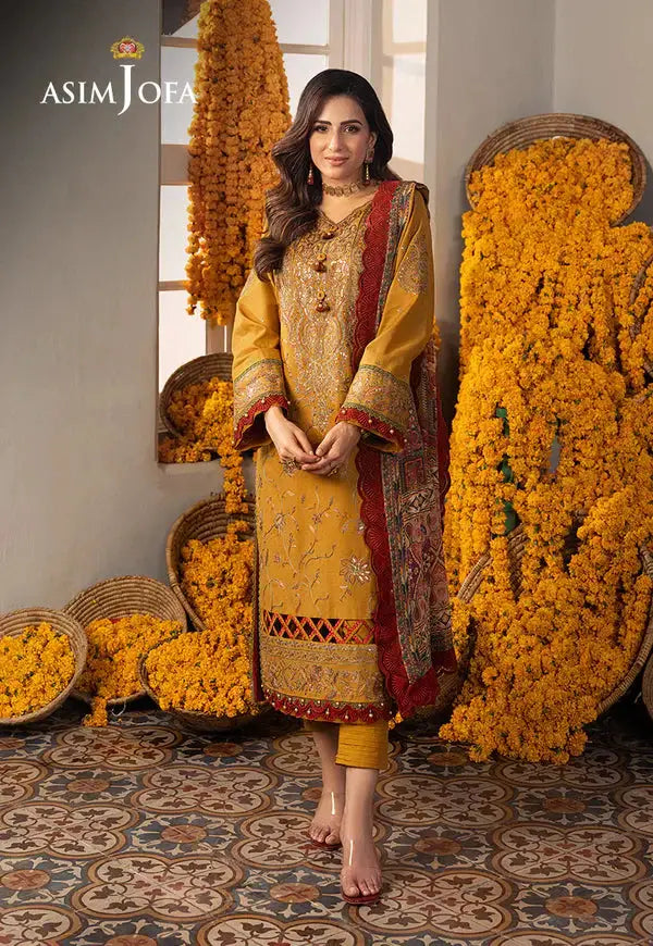 Asim Jofa | Aira Summer Prints | AJAR-28 - Pakistani Designer Dress - by Asim Jofa | Type: Luxury - 100% Original at Saira Sultan