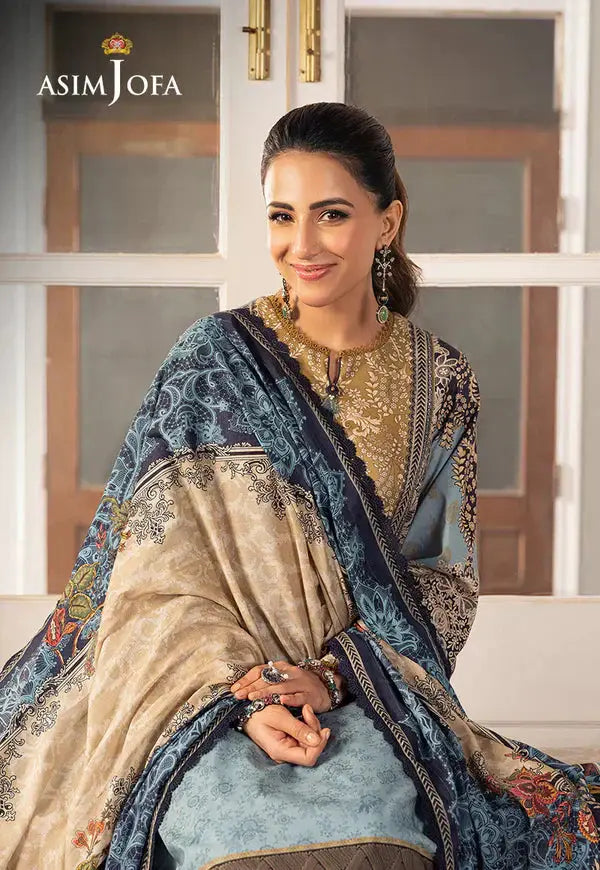 Asim Jofa | Aira Summer Prints | AJAR-27 - Pakistani Designer Dress - by Asim Jofa | Type: Luxury - 100% Original at Saira Sultan