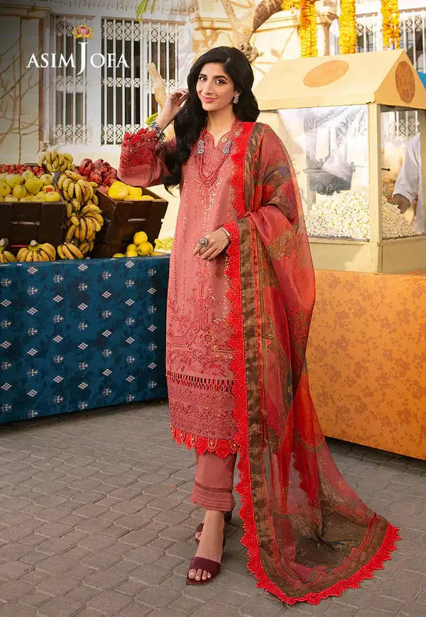 Asim Jofa | Aira Summer Prints | AJAR-35 - Pakistani Designer Dress - by Asim Jofa | Type: Luxury - 100% Original at Saira Sultan