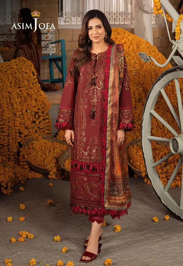 Asim Jofa | Aira Summer Prints | AJAR-29 - Pakistani Designer Dress - by Asim Jofa | Type: Luxury - 100% Original at Saira Sultan