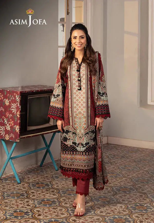 Asim Jofa | Aira Summer Prints | AJAR-26 - Pakistani Designer Dress - by Asim Jofa | Type: Luxury - 100% Original at Saira Sultan