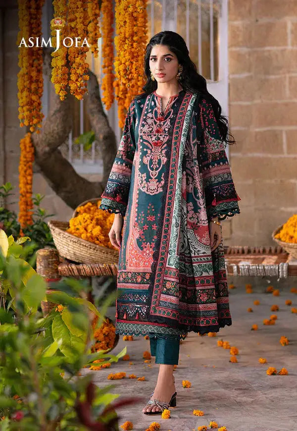 Asim Jofa | Aira Summer Prints | AJAR-13 - Pakistani Designer Dress - by Asim Jofa | Type: Luxury - 100% Original at Saira Sultan