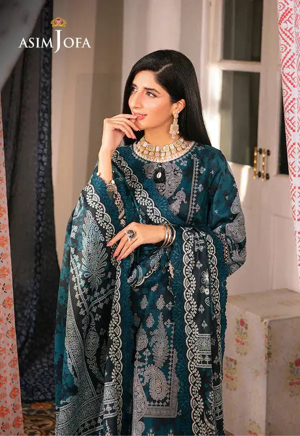 Asim Jofa | Aira Summer Prints | AJAR-25 - Pakistani Designer Dress - by Asim Jofa | Type: Luxury - 100% Original at Saira Sultan