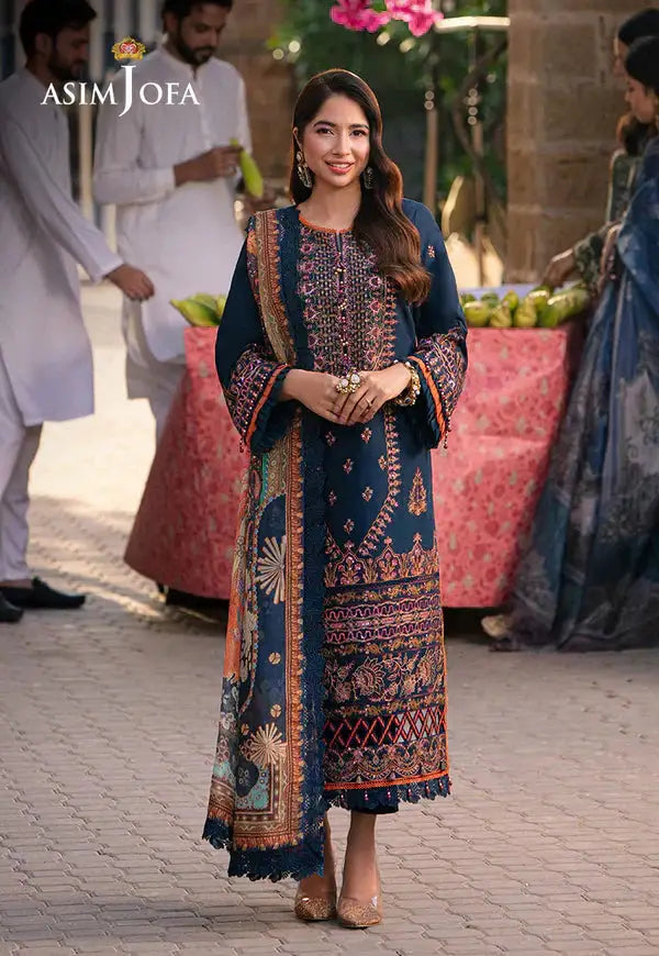 Asim Jofa | Aira Summer Prints | AJAR-36 - Pakistani Designer Dress - by Asim Jofa | Type: Luxury - 100% Original at Saira Sultan