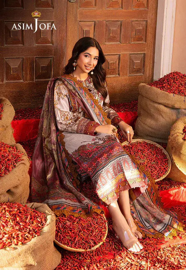 Asim Jofa | Aira Summer Prints | AJAR 06 - Pakistani Designer Dress - by Asim Jofa | Type: Luxury - 100% Original at Saira Sultan
