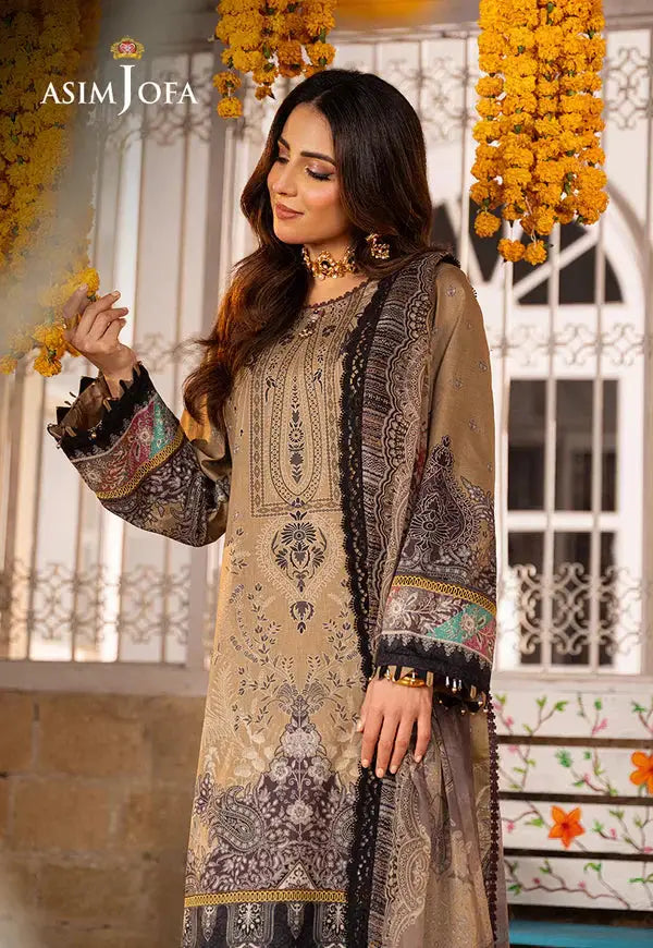 Asim Jofa | Aira Summer Prints | AJAR-16 - Pakistani Designer Dress - by Asim Jofa | Type: Luxury - 100% Original at Saira Sultan