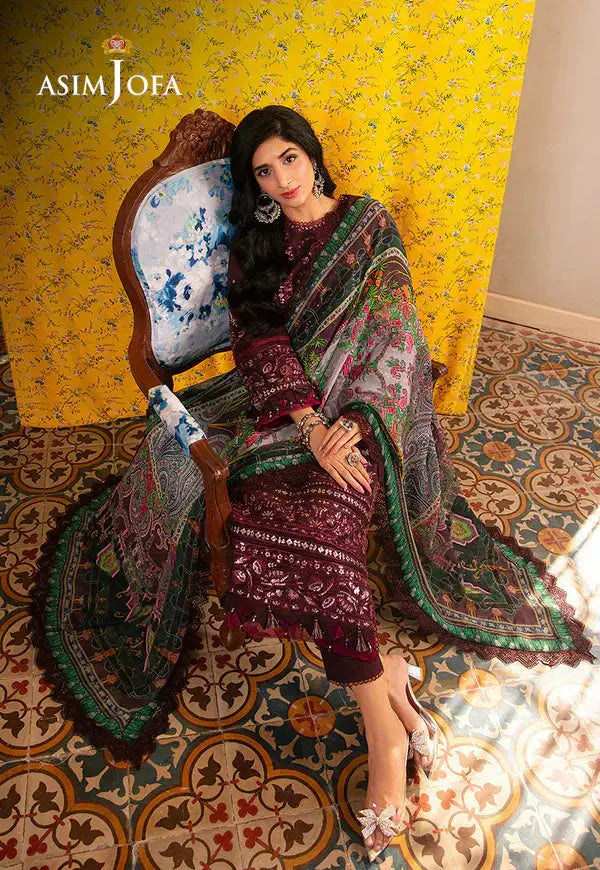 Asim Jofa | Aira Summer Prints | AJAR 34 - Pakistani Designer Dress - by Asim Jofa | Type: Luxury - 100% Original at Saira Sultan