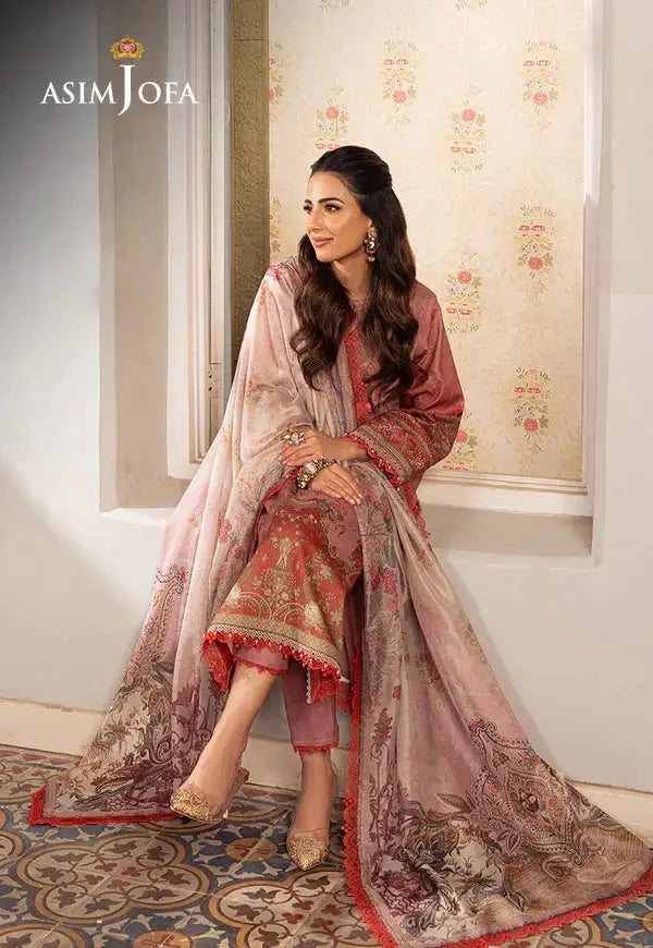 Asim Jofa | Aira Summer Prints | AJAR 08 - Pakistani Designer Dress - by Asim Jofa | Type: Luxury - 100% Original at Saira Sultan