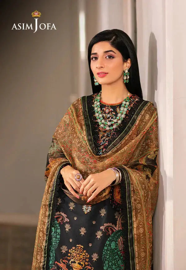 Asim Jofa | Aira Summer Prints | AJAR-18 - Pakistani Designer Dress - by Asim Jofa | Type: Luxury - 100% Original at Saira Sultan