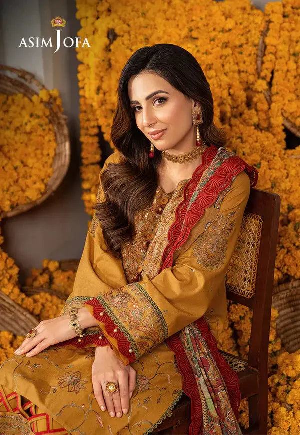 Asim Jofa | Aira Summer Prints | AJAR-28 - Pakistani Designer Dress - by Asim Jofa | Type: Luxury - 100% Original at Saira Sultan