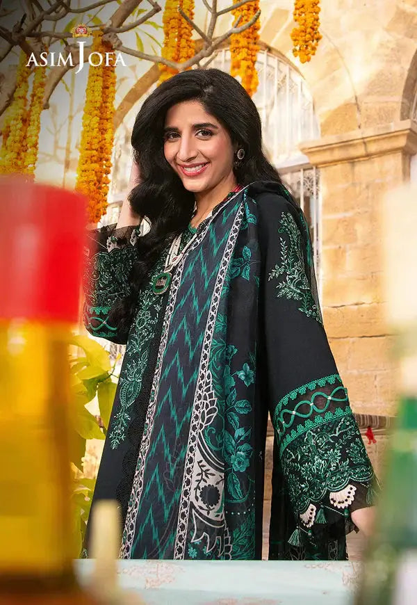 Asim Jofa | Aira Summer Prints | AJAR-32 - Pakistani Designer Dress - by Asim Jofa | Type: Luxury - 100% Original at Saira Sultan