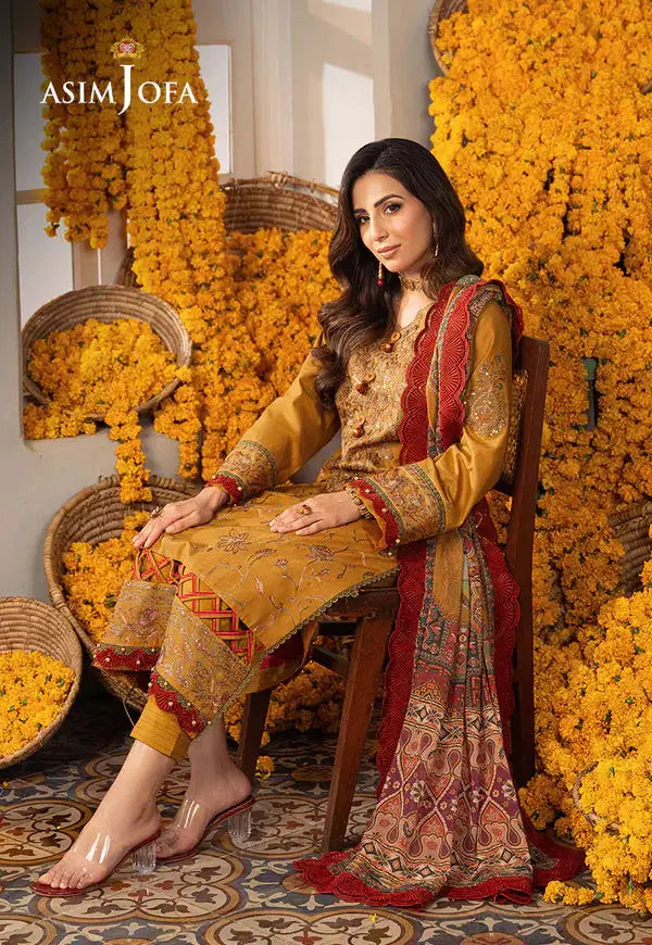 Asim Jofa | Aira Summer Prints | AJAR-28 - Pakistani Designer Dress - by Asim Jofa | Type: Luxury - 100% Original at Saira Sultan