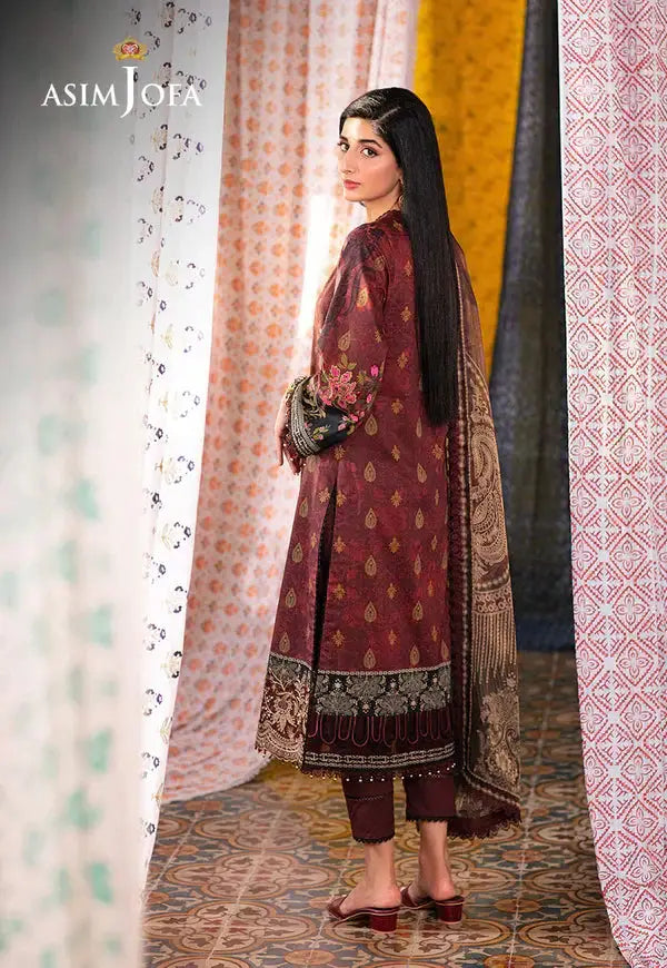 Asim Jofa | Aira Summer Prints | AJAR-19 - Pakistani Designer Dress - by Asim Jofa | Type: Luxury - 100% Original at Saira Sultan